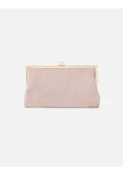 Suedette Clutch Çanta Nude fiyatları