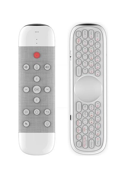 Q40 2.4g Kablosuz Hava Fare Jiroskop Ir Öğrenme Akıllı Sesli Sesli Uzaktan Kumanda ile Rusça Ingilizce Klavye Android Tv Kutusu (Yurt Dışından)
