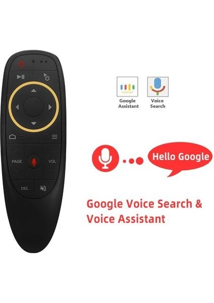 Uzaktan Kumanda G10S Pro Ses Evrensel 2.4g Kablosuz Hava Fare Mikrofon Gyroskope Ir Android Tv Kutusu Için Ir Öğrenme H96 Max X96 Mini (Yurt Dışından)