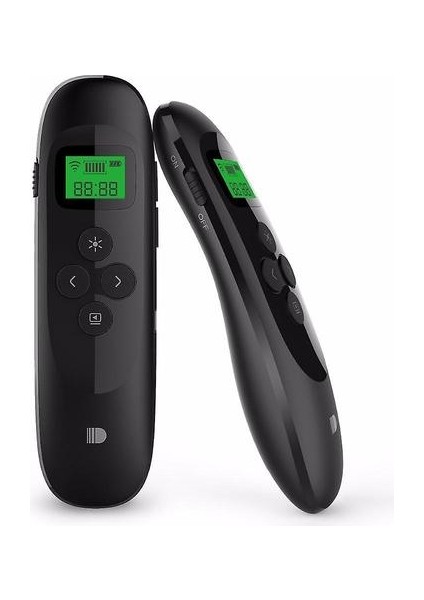Doosl DSIT021 2.4g Kablosuz Lazer Işaretçi Sunucu Ppt Konuşması Için Zaman Ekranı ile Uzaktan Kumanda (Yurt Dışından)