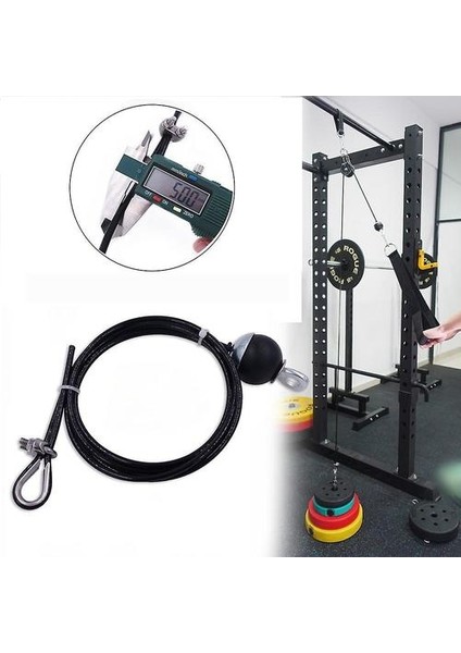 Dıy Uzunluğu Kablo Kasnak Sistemi Yükleme Gym Ekipmanları ile Ayarlanabilir Makine Ekleme (Yurt Dışından)