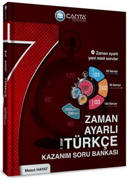 7. Sınıf Türkçe Zaman Ayarlı Kazanım Soru Bankası