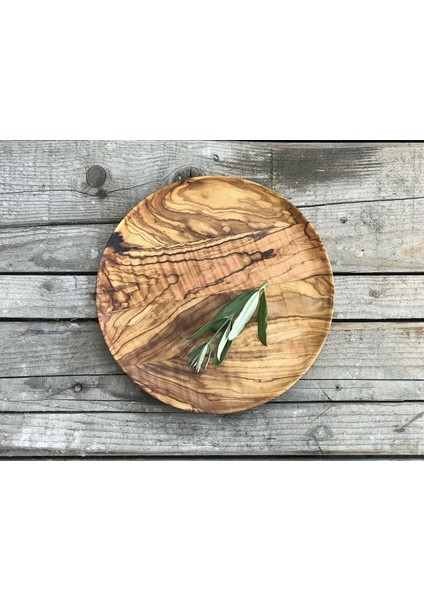 Zeytin Ağacı Servis Tabağı 25 cm