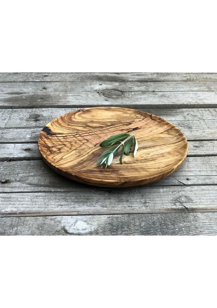 Zeytin Ağacı Servis Tabağı 25 cm
