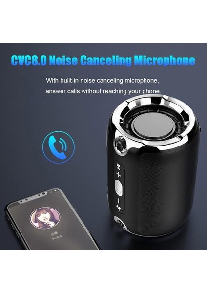 Taşınabilir Küçük Bluetooth Hoparlör Fm Radyo ile Müzik Bas Subwoofer Tf Aux Bilgisayar Telefonları Için USB Hoparlörler (Yurt Dışından)