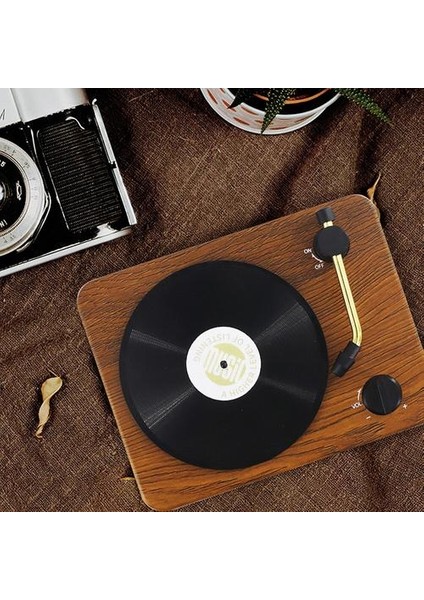 Hoparlör Subwoofer Kablosuz Ev Şarj Edilebilir Kayıt Çalar Retro Retro (Yurt Dışından)
