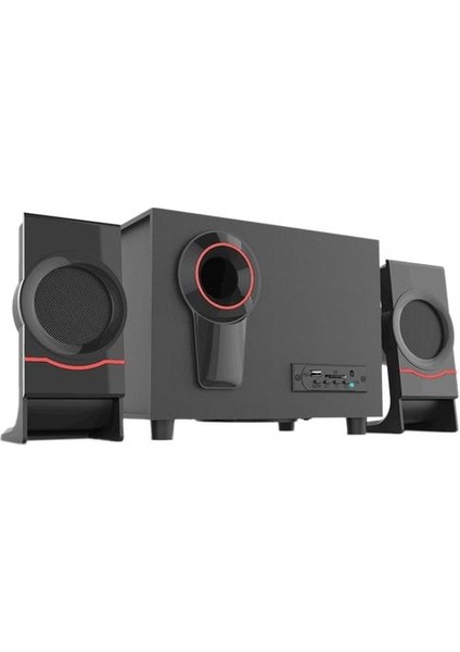 Bluetooth Hoparlör Bilgisayar Hoparlörler Ahşap 2.1 Multimedya Subwoofer Bluetooth USB Dizüstü Hoparlörler Bluetooth + 3.5mm Bağlantı (Yurt Dışından)