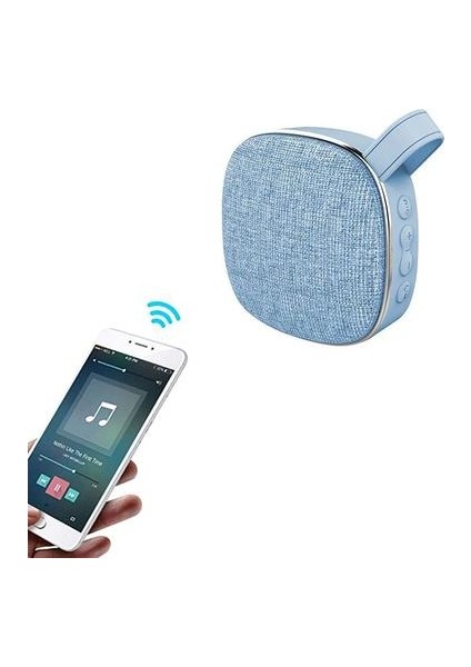 Taşınabilir Kumaş Bluetooth Hoparlör Açık USB Desteği Tf Kart Stereo Subwoofer 10W Kablosuz Stereo Hoparlör (Yurt Dışından)
