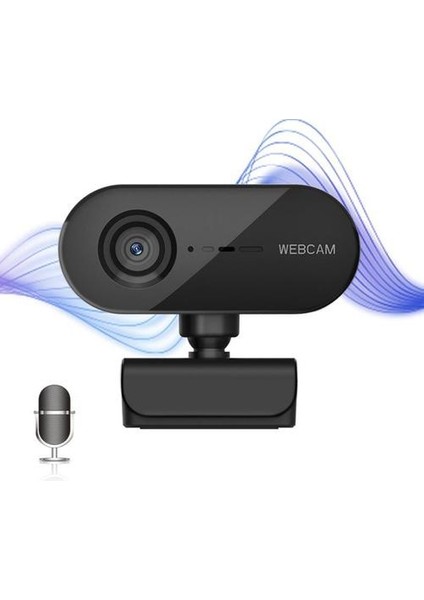 Dönebilen 1080P Webcam dizüstü Masaüstü Çalışması Için Mıc Cam (Yurt Dışından)