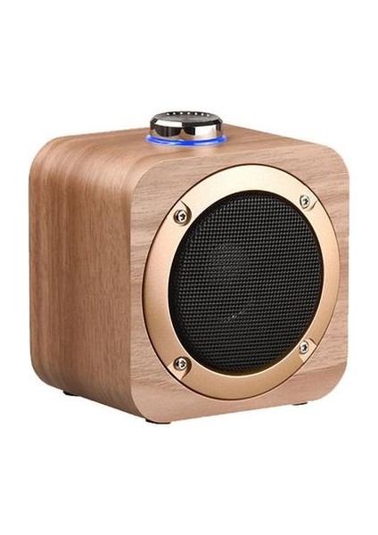Taşınabilir Ahşap Bluetooth Hoparlör Kablosuz Bas Subwoofer Hoparlör Müzik Çalar Vintage Dışarıda Subwoofer (Yurt Dışından)