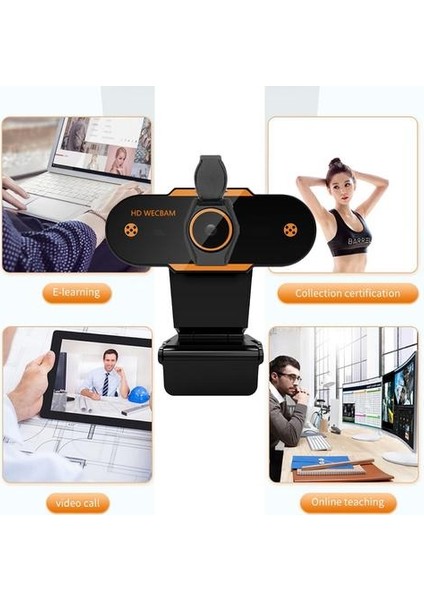 Yeni Hd Web Kamerası 1080P Bilgisayar Web Kamerası Mikrofonlu Canlı Yayın Videosu Calling Conference Workcamara Web Para Pc (Yurt Dışından)