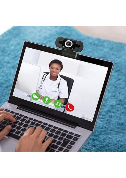 Hd Webcam Kablolu 1080 P Mikrofon ile Pc Laptop Masaüstü USB Webcam Pro Streaming Bilgisayar Kamera (Yurt Dışından)