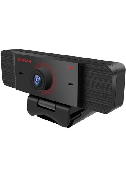 Webcam 2 K Full Hd Web Kamera Mikrofon Dahili Dönebilen USB Fiş Cam Pc Için Mac Dizüstü Bilgisayar Masaüstü (Yurt Dışından)