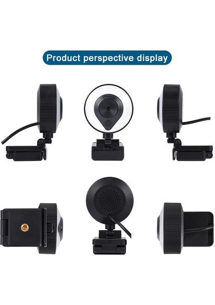 2 K Bilgisayar Kamera USB Otomatik Yakınlaştırma Webcam W20 Canlı Güzellik ile Laptop Masaüstü Için Mikrofon Destek Pencereler Destek (Yurt Dışından) modelleri