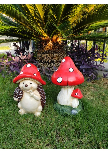 Ikili Bahçe Heykeli, Mantar ve Kirpi Heykeli , Biblo