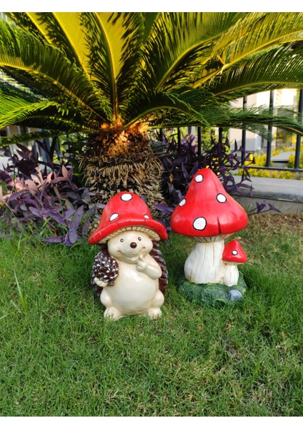 Ikili Bahçe Heykeli, Mantar ve Kirpi Heykeli , Biblo fırsatları