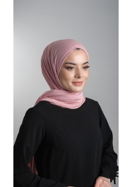 Pembe Pratik Hazır Geçmeli Şal Viskon Kumaş Penye Şal 2108_04