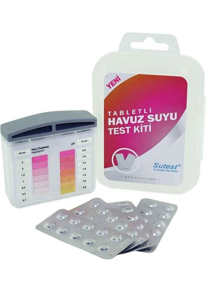 Havuz Suyu Test Kiti As Serisi - Tablet