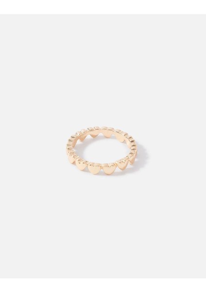 Kalp Sıralı Yüzük