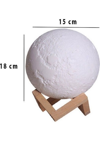 Difüzör Ay Lamba Humidifier 15 cm