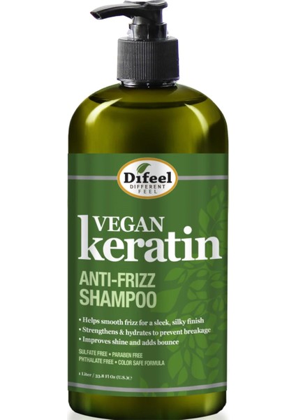 Vegan Keratin Kabarma Karşıtı Şampuan 1lt