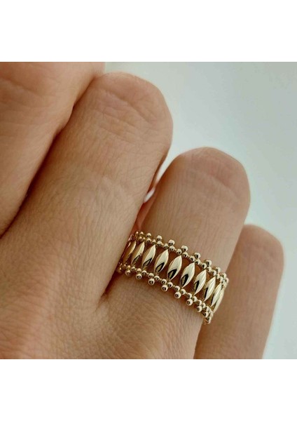 Kraliçe Yüzük 14 Ayar Altın 3.27 Gram ABYYZK0087 fiyatları