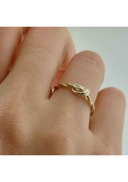 Düğüm Yüzük 14 Ayar Altın 1.55 Gram ABYYZK0095