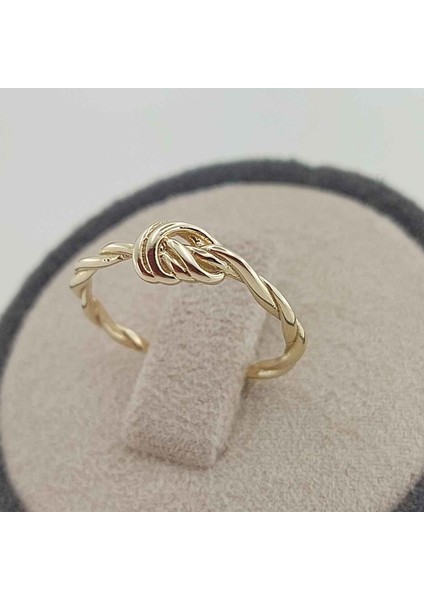 Düğüm Yüzük 14 Ayar Altın 1.55 Gram ABYYZK0095 fiyatları