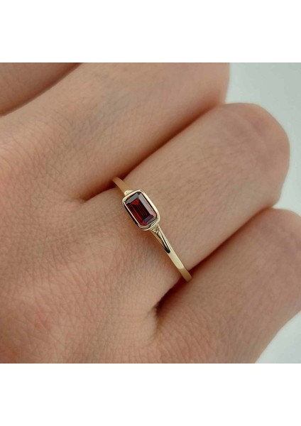 Taşlı Yüzük 14 Ayar Altın 1.30 Gram ABYYZK0117