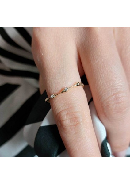 Altın Çıtır Yüzük 14 Ayar 1.10 Gram ABYYZK0132