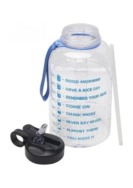 2.2l Spor Su Şişesi Motive Edici Zaman Işaretleyici Su Matarası(Yurt Dışından) modelleri