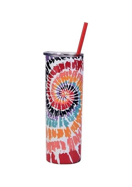 Üçlü Yalıtımlı Paslanmaz Çelik Tumbler Tie Boyama Termosu (Yurt Dışından)