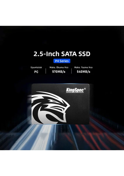 P4-120 Sata3 2.5 570/520 MB/s 120GB SSD