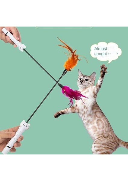 Lazer Işaretçi Alay Kedi Çubuğu, Kızılötesi Şarj Tüyü Kutbu Kendi Kendini Iyileştiren Eser (Yurt Dışından)