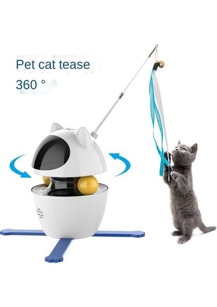 Otomatik ve Akıllı Kedi Oyuncak, Komik Kedi Çubuğu Sızan Yemek Topu (Yurt Dışından)