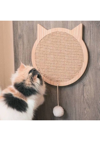 Kedi Çizik Tahtası Oyuncak, Sisal Aşınmaya Dayanıklı Kedi Pençe Tahtası Evcil Hayvan Malzemeleri (Yurt Dışından)