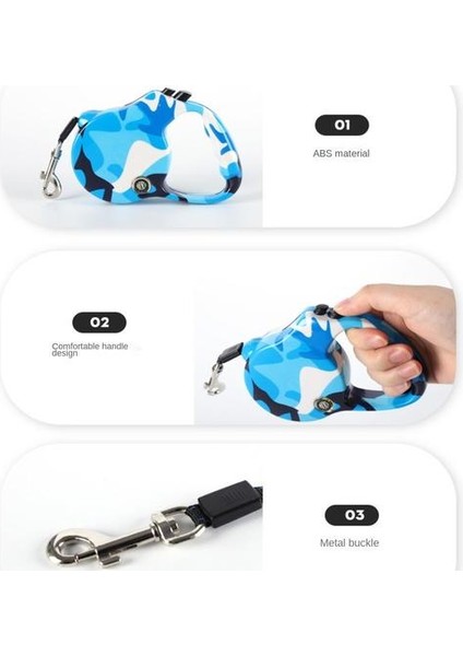 Çok Renkli Pet Tasması, Taşınabilir Açık Hava Geri Çekilebilir Tasması (Yurt Dışından) modelleri