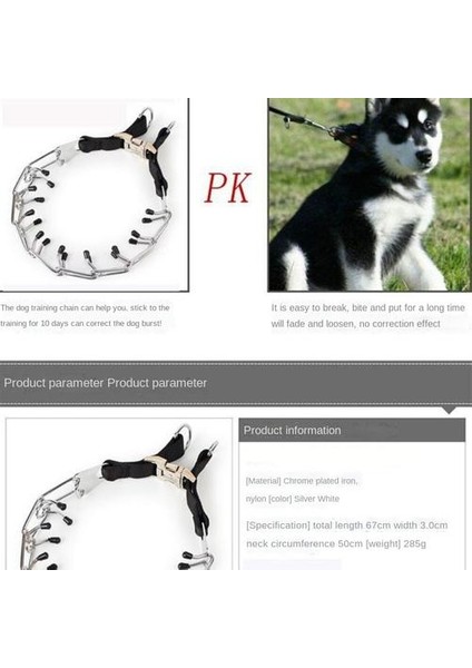 Köpek Köpek Tasması, Köpek Eğitimi Için Ayarlanabilir Metal Stimülasyon Zinciri (Yurt Dışından) fiyatları