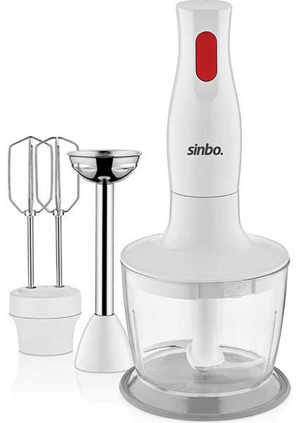 SHB-3182 El Blender Seti Beyaz