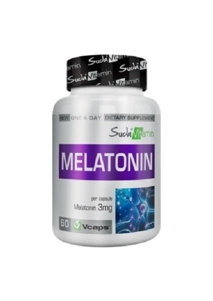 Suda Vitamin Suda Bitamin Melatonin 60 Kapsül 3 mg