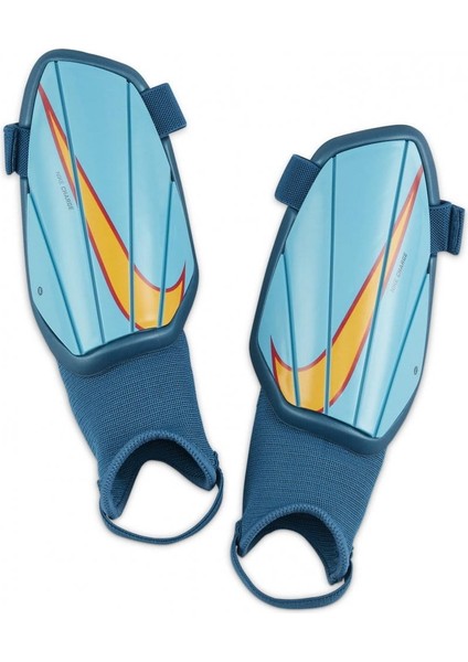 Shin Guards Nike Charge Yetişkin Mavi Futbol Tekmelik