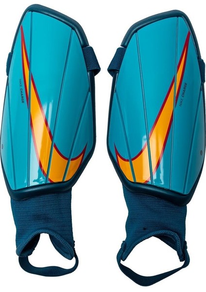 Shin Guards Nike Charge Yetişkin Mavi Futbol Tekmelik