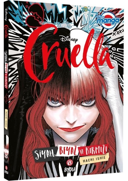 Disney Manga Cruella – Siyah, Beyaz ve Kırmızı - Hachi Ishie