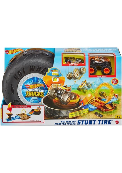GVK48 Hot Wheels Monster Trucks Akrobasi Tekerleği Oyun Seti