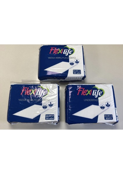 Flexilife 30 Lu 60*90 Yatak Koruyucu 30*3 90 Adet