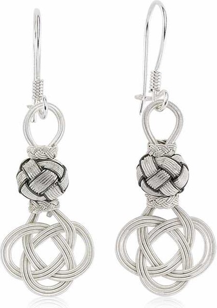 ​gümüş Trabzon Örmesi Kazaz Kadın Küpe