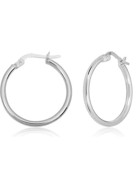 Gümüş Halka Kadın Küpe