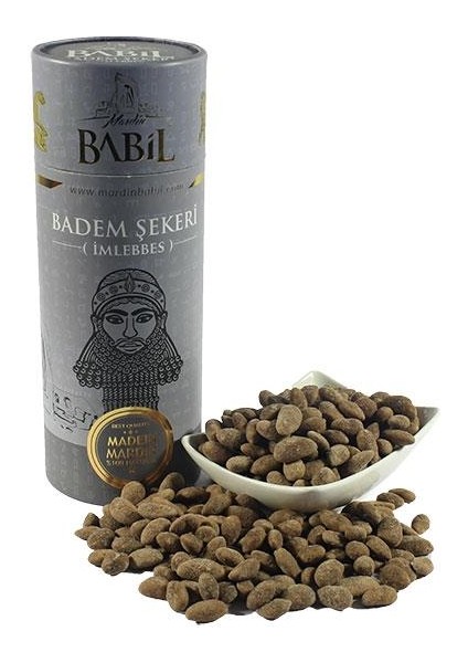 Tarçınlı Badem Şekeri 400 Gr Silindir Kutu