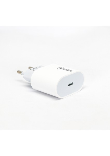 Factor M PD20W Quick Charger 20W­ Type-C To Type-C 3m Kablolu Şarj Set Beyaz