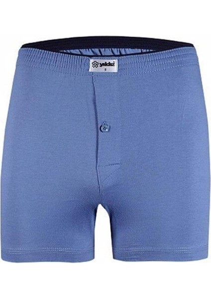 Erkek Pamuklu Havlubel Düğmeli Boxer 43 - 6 Adet